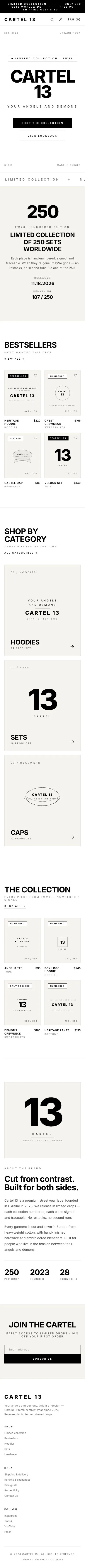 Мобільна версія проєкту «Cartel 13»