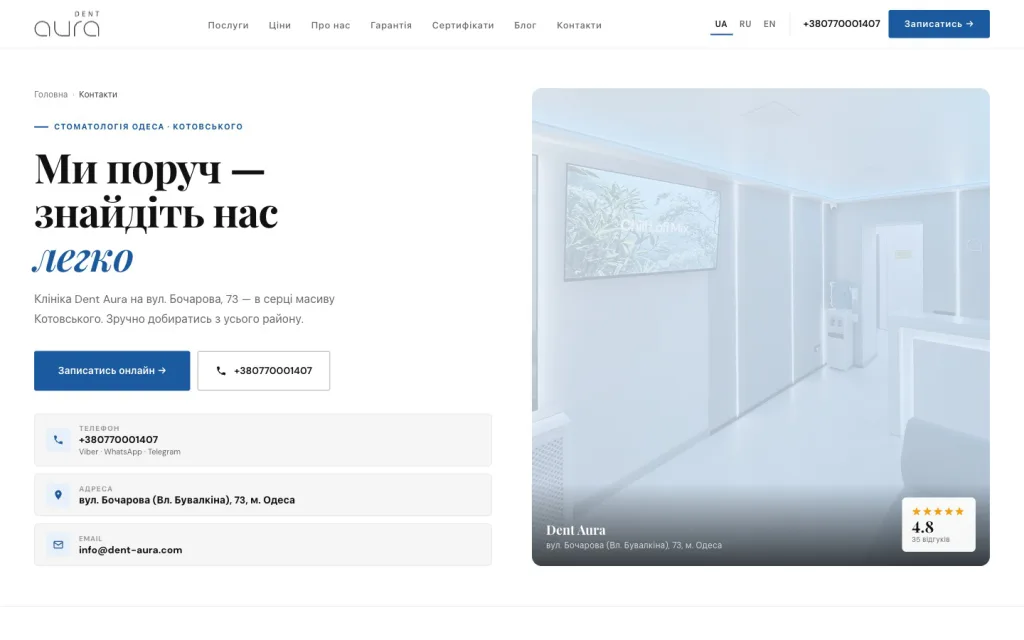 Контакти